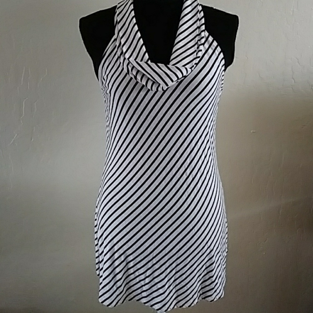 White House Black Market cowl neck tunic szM